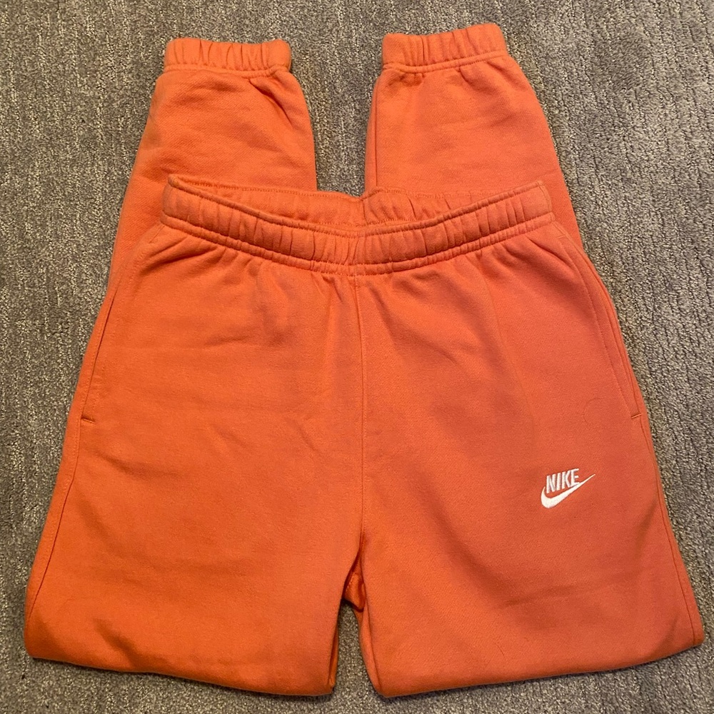 Nike Womens Medium Orange Joggers
